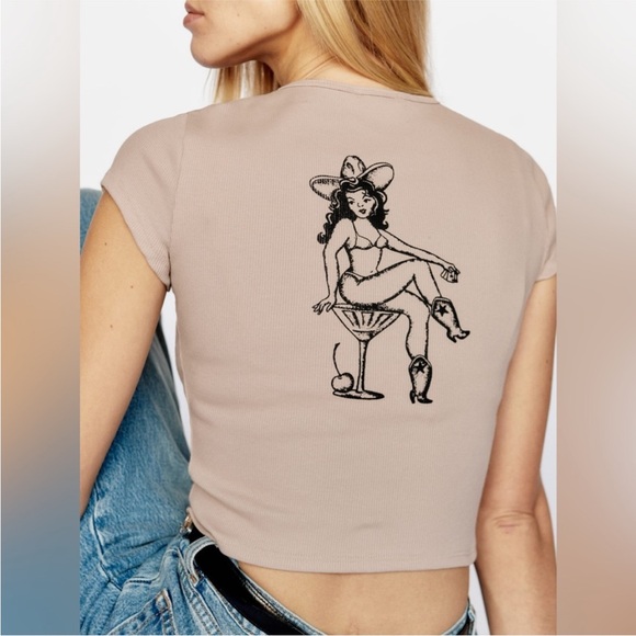 Reformation Tops - 📌 NWT Reformation Muse Playing Cards Tee